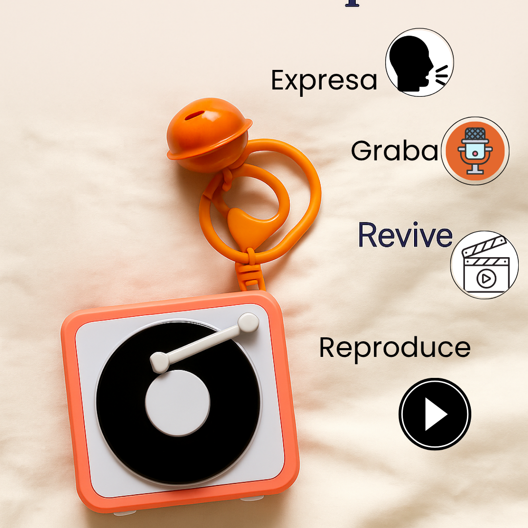 Llavero Grabadora Retro