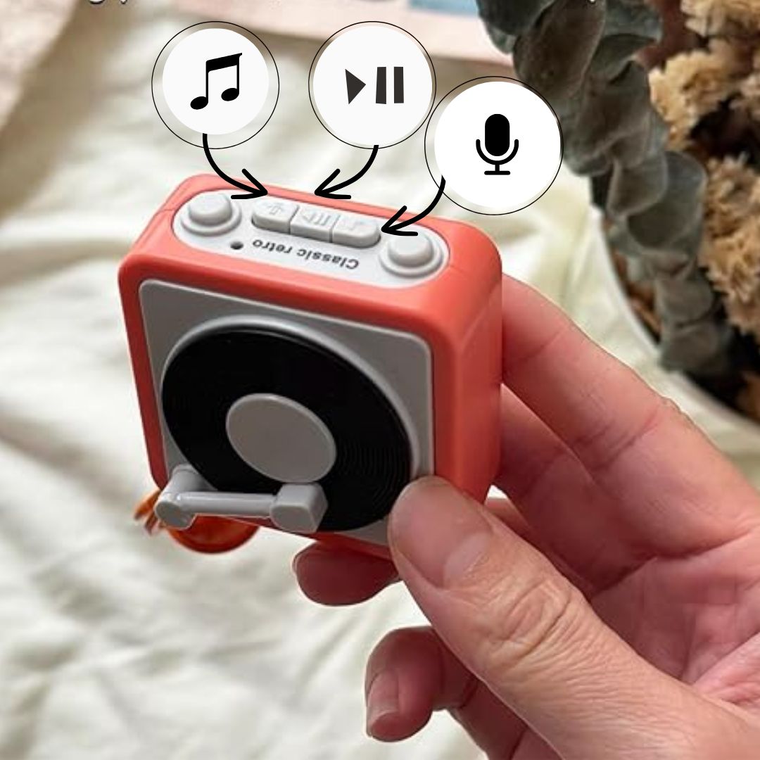 Llavero Grabadora Retro